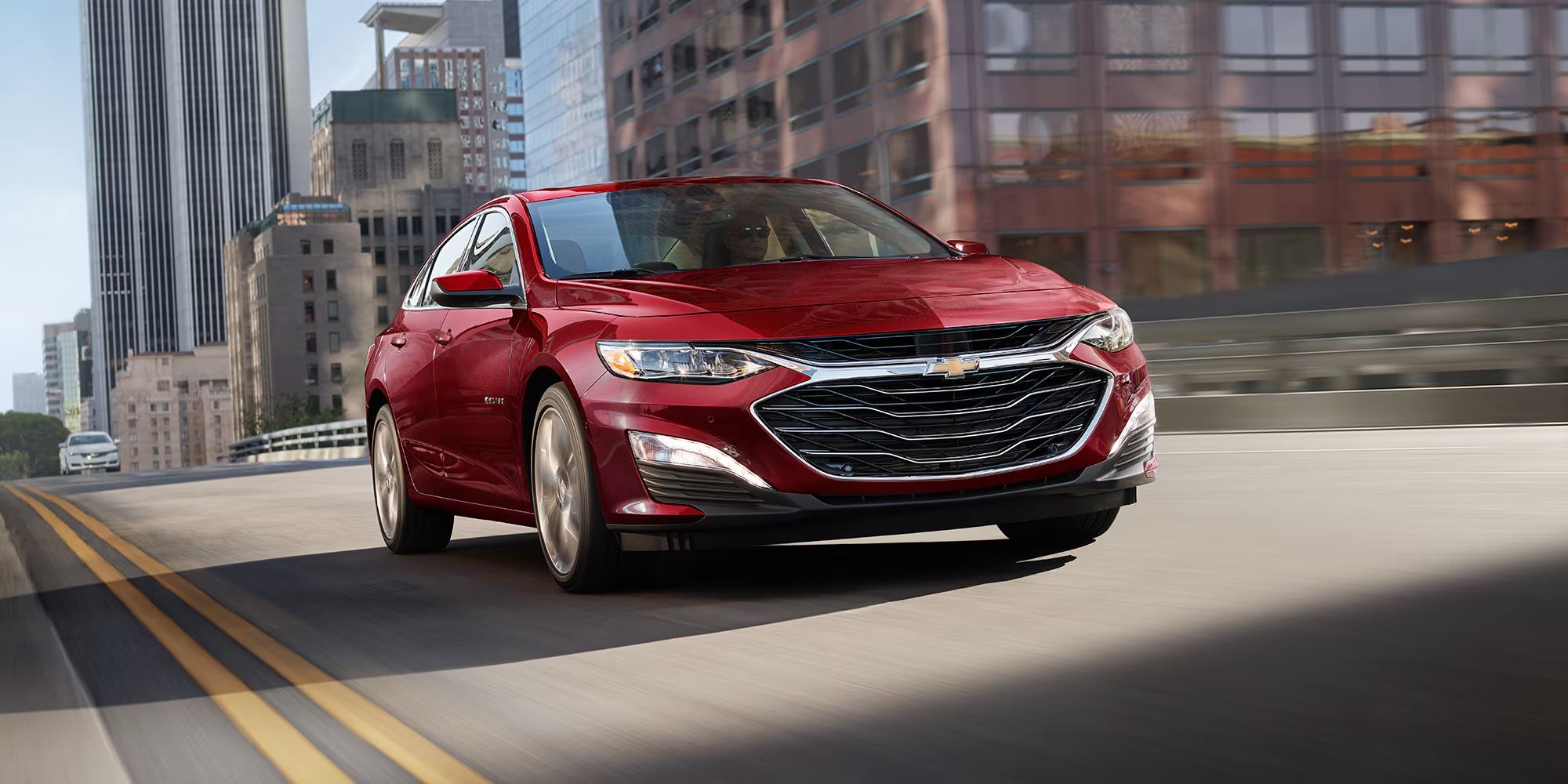 2025 Chevy Malibu driving through Marietta