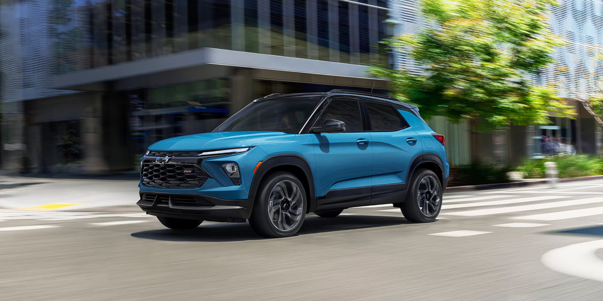 2025 Chevrolet Trailblazer driving in Marietta, OH