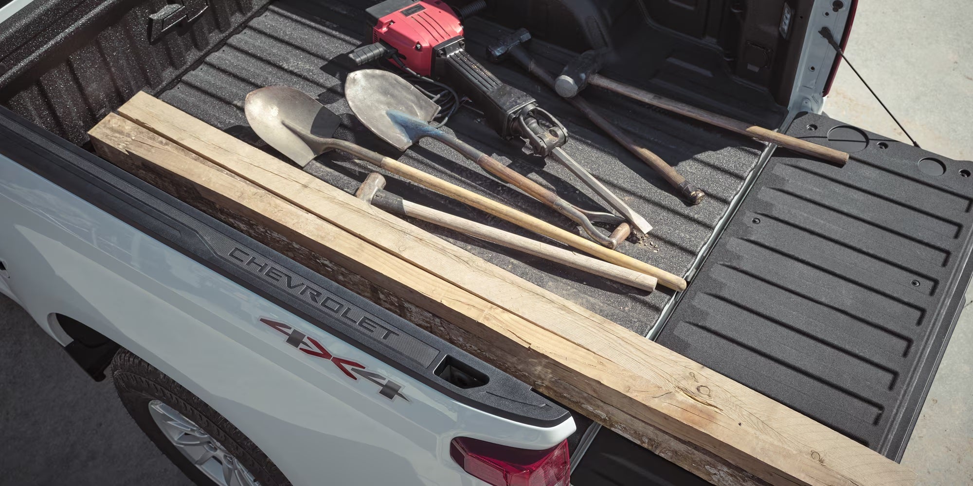 Tailgate of the 2026 Chevrolet Silverado in Marietta