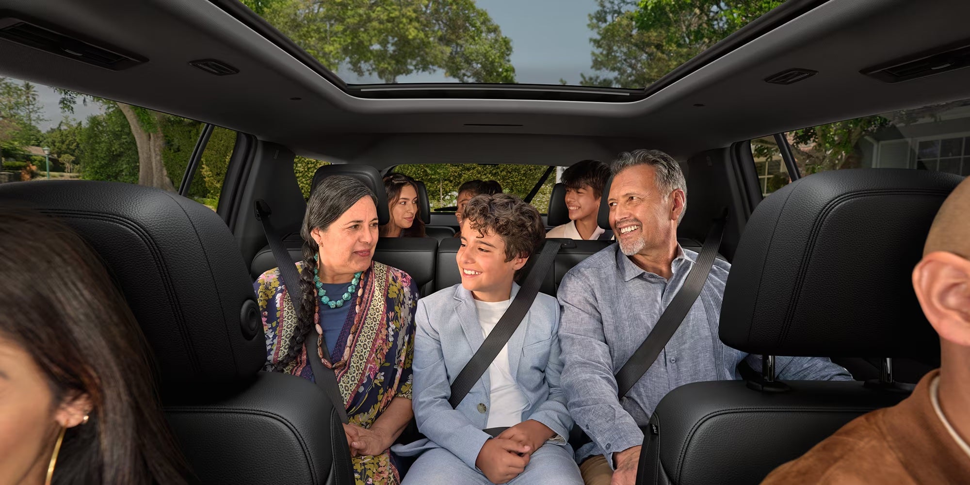 Family inside of the 2026 Chevrolet Traverse in Marietta