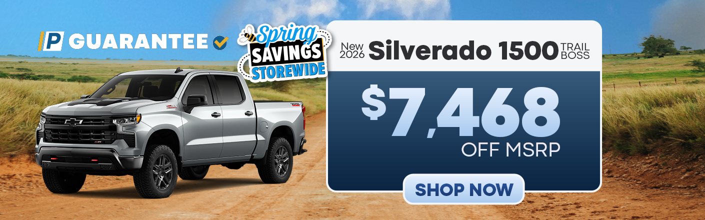New 2026 Silverado 1500 Offer in Marietta, OH