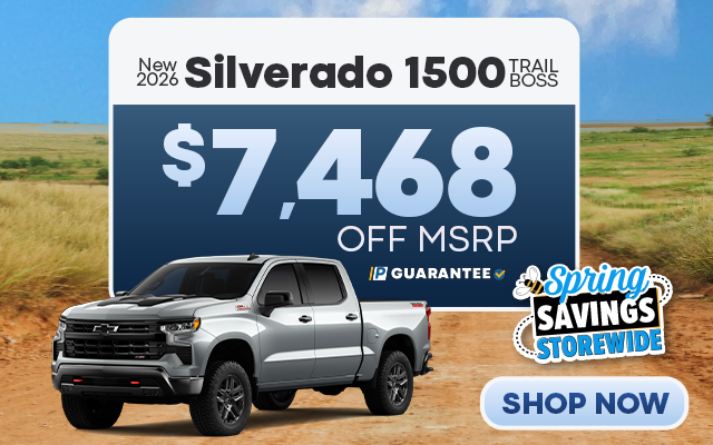 New 2026 Silverado 1500 Offer in Marietta, OH
