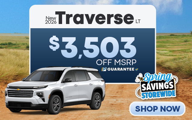 New 2026 Traverse Offer in Marietta, OH