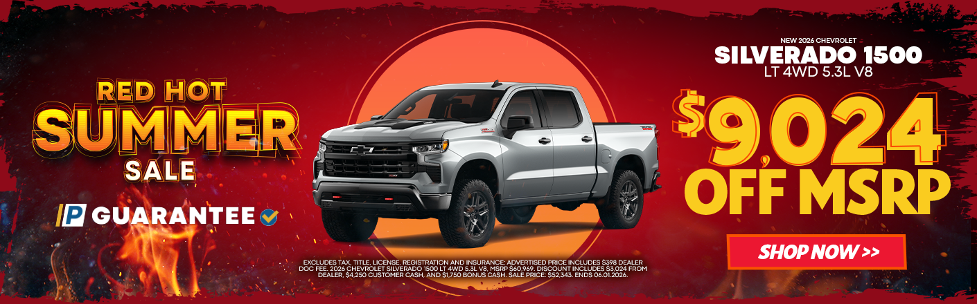 New 2026 Silverado 1500 offers in Marietta, OH