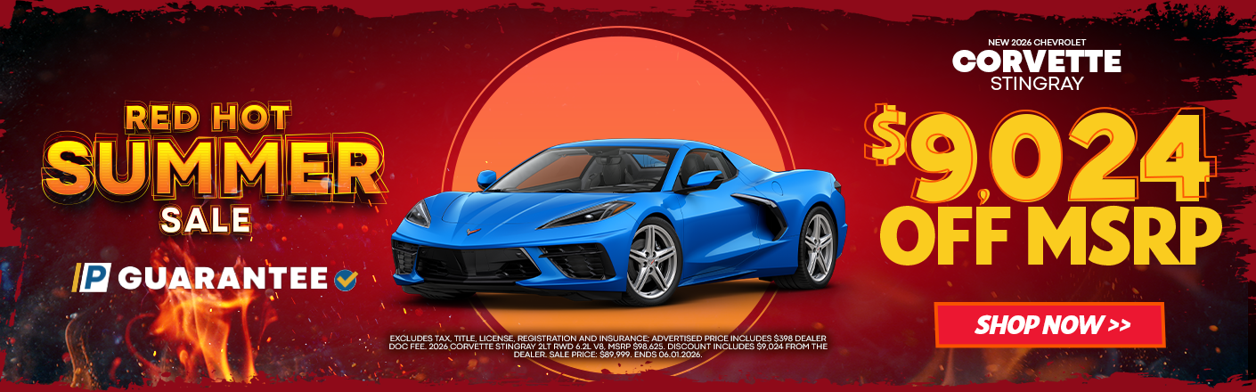 New 2026 Corvette Stingray offers in Marietta, OH