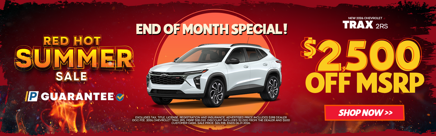 New 2026 Chevrolet Trax offers in Marietta, OH