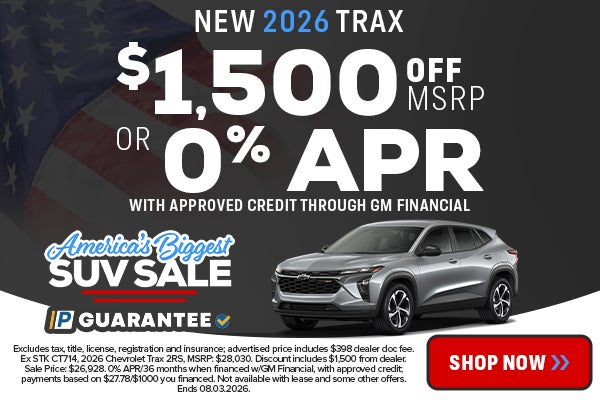 New 2026 Trax offers in Marietta, OH