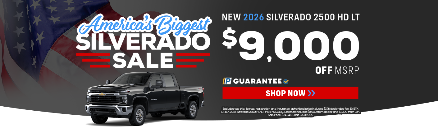 New 2026 Silverado 2500 HD LT offers near Devola, OH