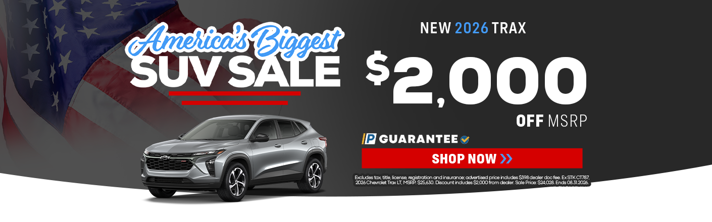 New 2026 Trax offers near Parkersburg, WV