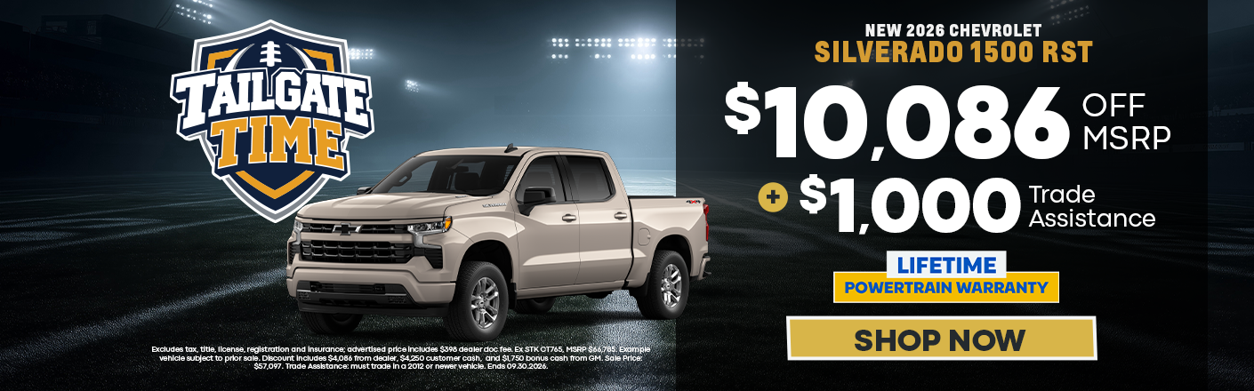 New 2026 Silverado 1500 RST offers in Marietta, OH