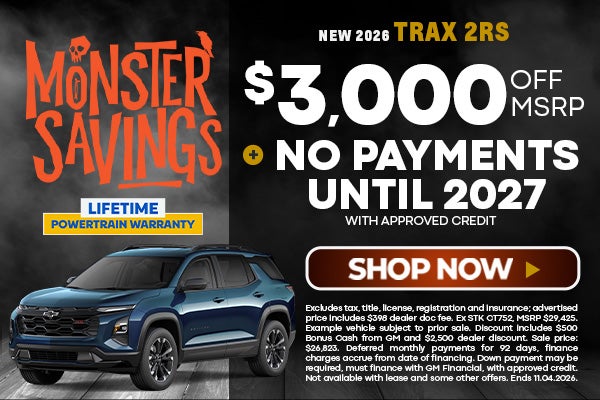 New 2026 Trax 2RS offers in Marietta, OH