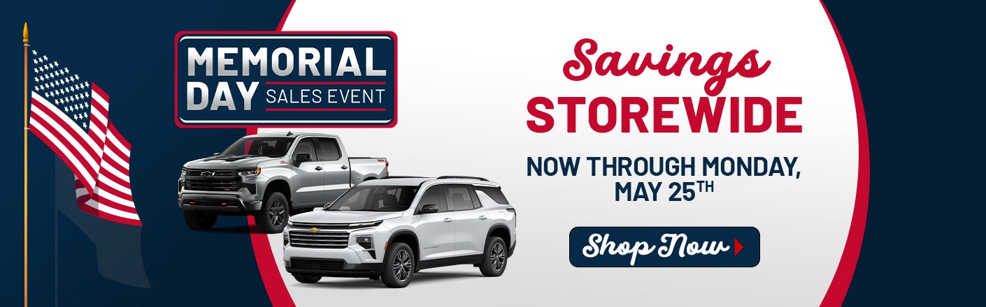 Memorial Day savings event in Marietta, OH