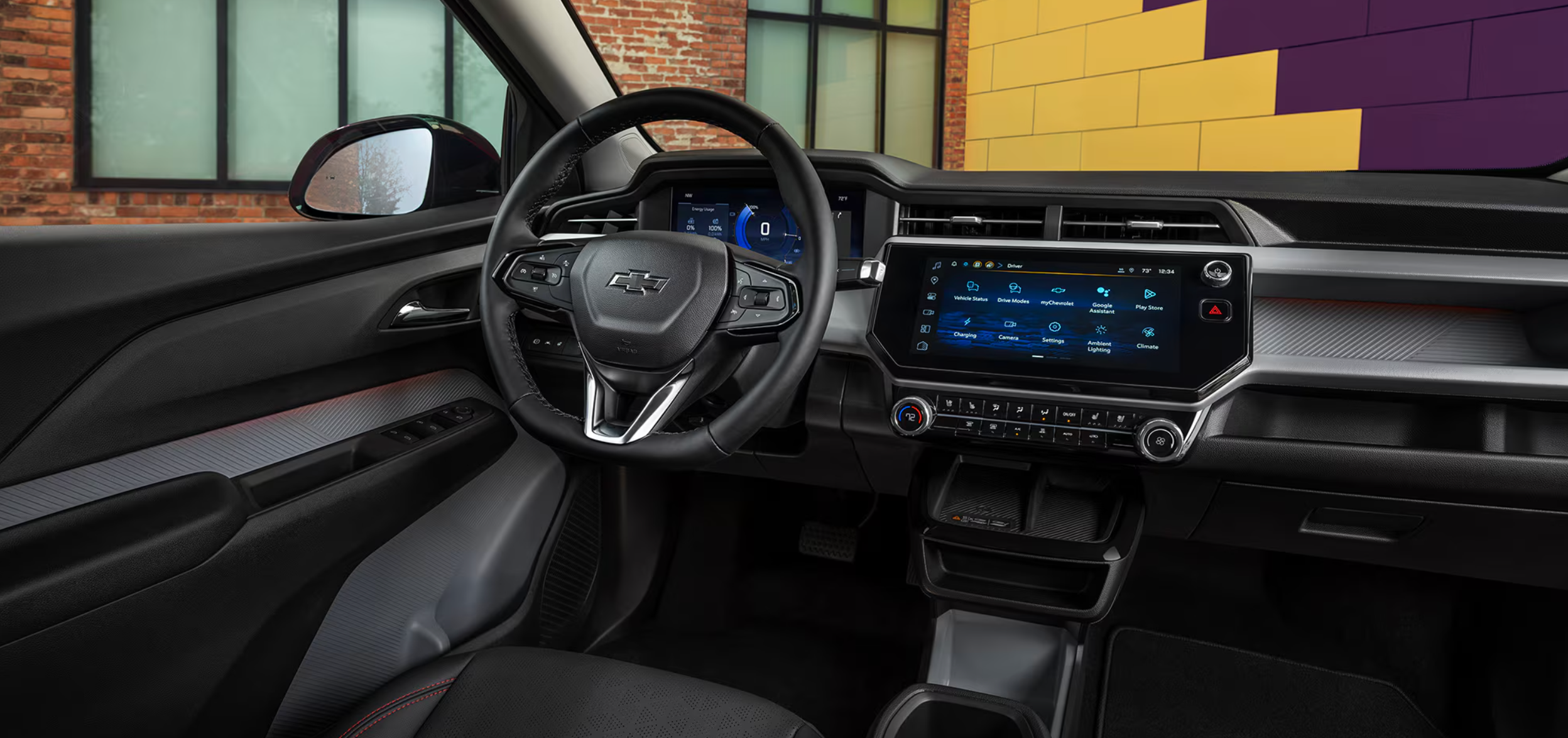 Dashboard displays of the 2027 Chevrolet Bolt near Devola